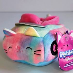 Tie Dyed Kitty Car 😺 Squishville Carriage with Free Fashion Accessory ☆》